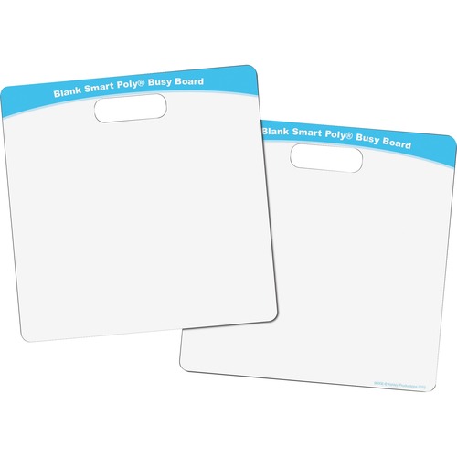 Dry-Erase Board, Blank, 10-3/4" x 10-3/4", MI