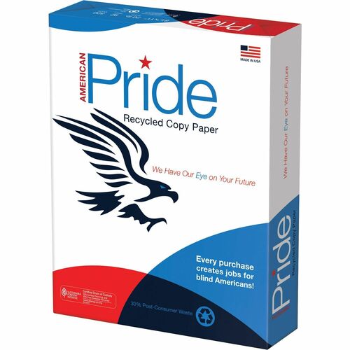 Copy Paper, 20 lb, 8-1/2" x 11", White 10/CT