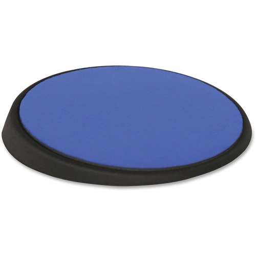 Mouse Pad, with Wrist Aid, 9", 7-Degree Angle, Blue/Black