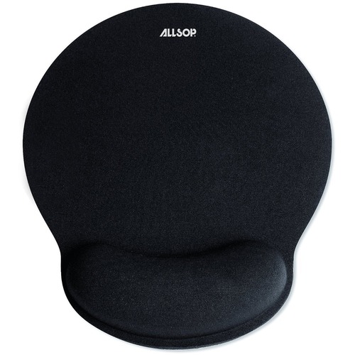 Mouse Pad, With Wrist Rest, Memory Foam, Black