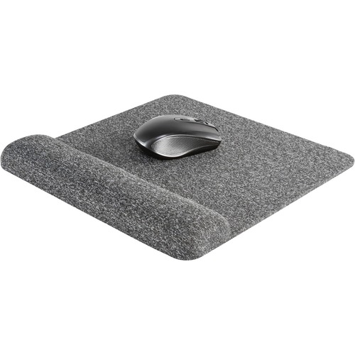 Mousepad, With Wrist Rest, 11-1/2"Wx11-3/4"Lx3/4"H, Gray