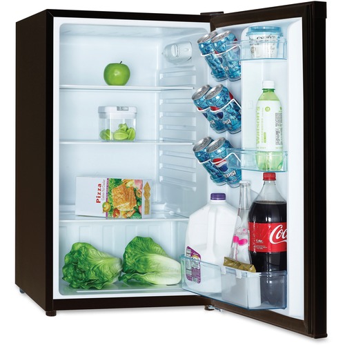Refrigerator, 4.4 Cubic Foot Cap, Energy Star Compliant, Black