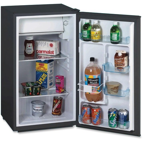 Refrigerator, With Can Dispenser, 3.3 Cubic Feet, Black