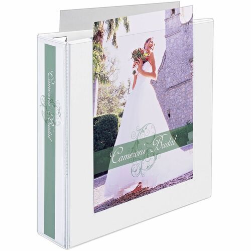 Extra Wide View Binder, 2" Capacity, Holds 11" x 8-1/2", White