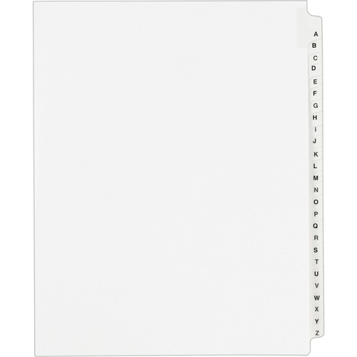 Legal Dividers With Letter "A-Z", Side Tab, 8-1/2" x 11" 26/ST