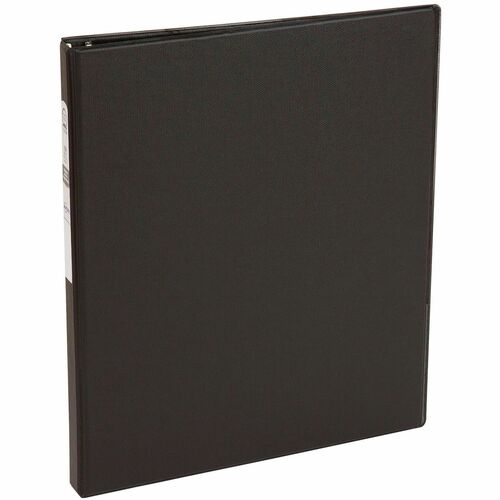 Economy Ring Binder, 1/2" Capacity, 11" x 8-1/2", Black