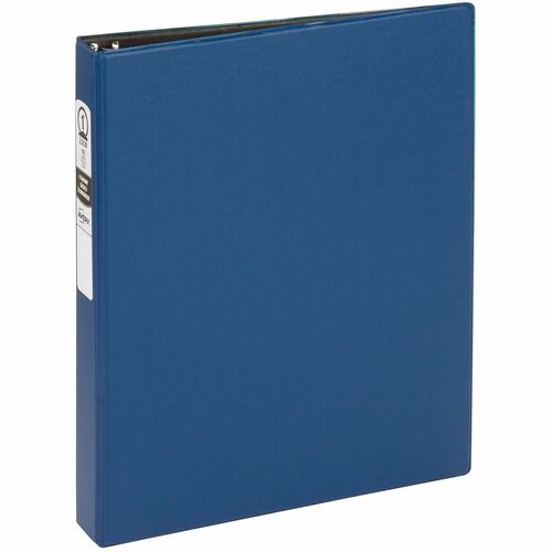 Economy Binder, Round Ring, 1" Capacity, 8-1/2" x 11", Blue