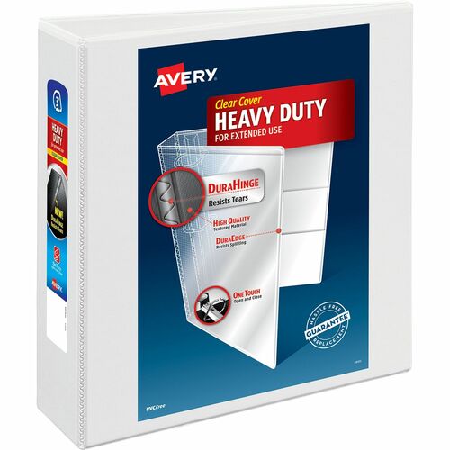 Slant Ring View Binder, 3" Capacity, 11" x 8-1/2", White