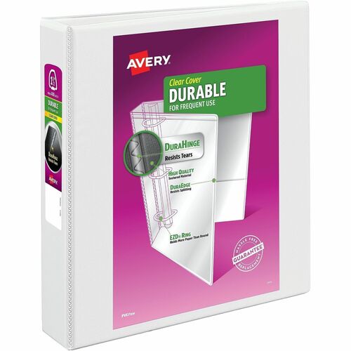 View Binder, 1-1/2" Capacity, 11" x 8-1/2", White