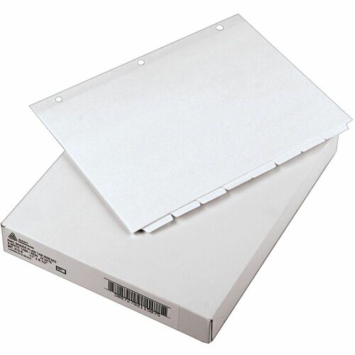 Tab Dividers, Nonlaminated, 8-Tab, 11" x 8-1/2", WE 24/BX