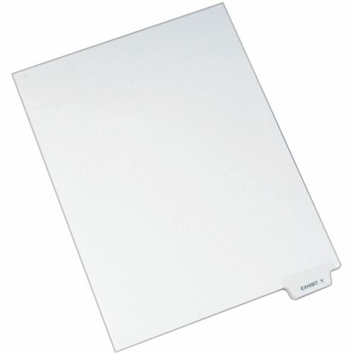 Divider, "Exhibit Y", Bottom Tab, 8-1/2" x 11", White 25/PK