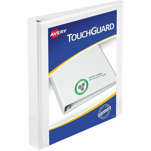 View Binder, Heavy-Duty, Slant Ring, 1" Capacity, Letter-Size, White