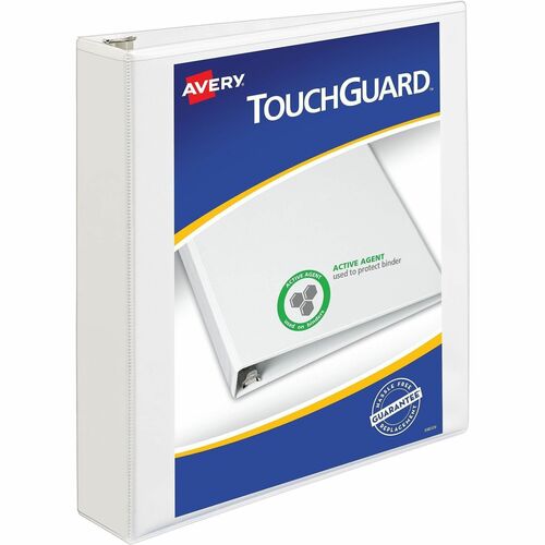 View Binder, Heavy-Duty, Slant Ring, 1-1/2" Cap, Letter-Size, White