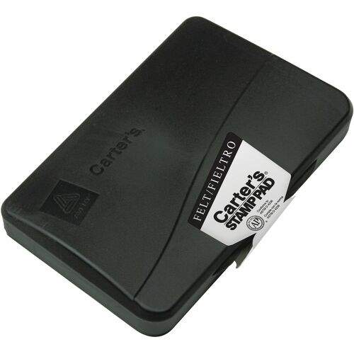 Felt Stamp Pad, Size 2, 3-1/4"x6-1/4", Black Ink