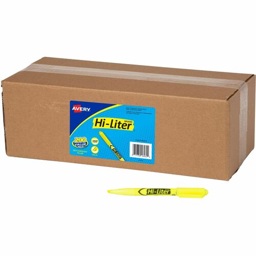 Highlighters, Pen Style, Chisel Point, Flyw Ink 200/CT