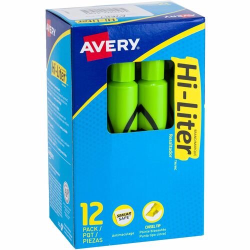 Highlighter, Chisel Point, Fluorescent Green 12/DZ