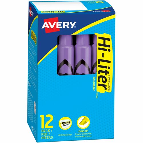 Highlighter, Chisel Point, Fluorescent Purple 12/DZ