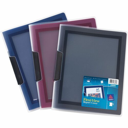 Swing Clip Report Cover, 9" x 11-1/2", Ast 24/BX