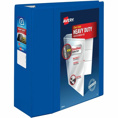 View Binder, Durahinge, 5" Capacity, 8-1/2" x 11", Pacific Blue