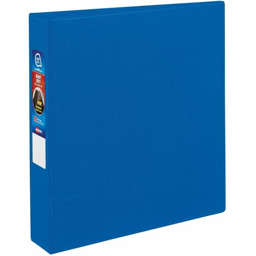 Binder, DuraHinge, 4 Pockets, 1-1/2" Cap, 8-1/2" x 11", Blue