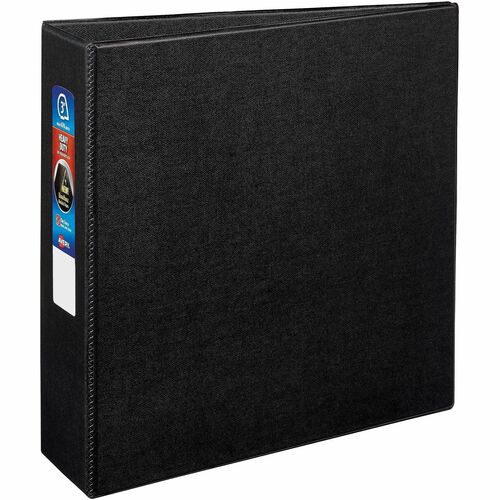 Binder, Durahinge, 4 Pockets, 3" Capacity, 8-1/2" x 11", Black