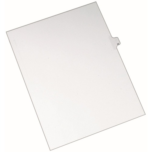Index Dividers, Side Tab 85 - 1/25 Cut, 8-1/2" x 11", WE 25/PK