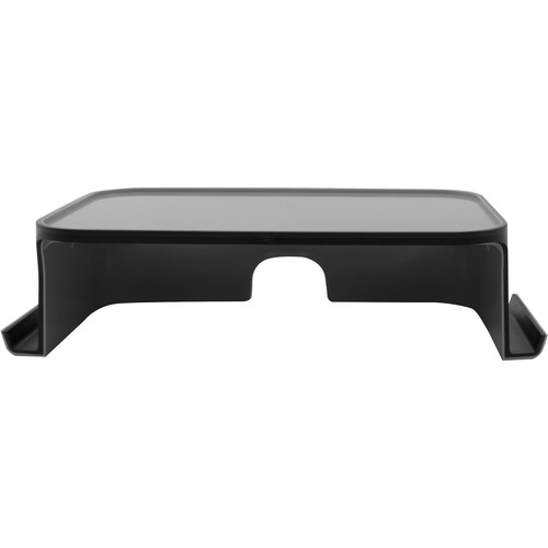 Monitor Stand, 17-1/2" W x 10" L x 4-3/4" H, Black/Gray