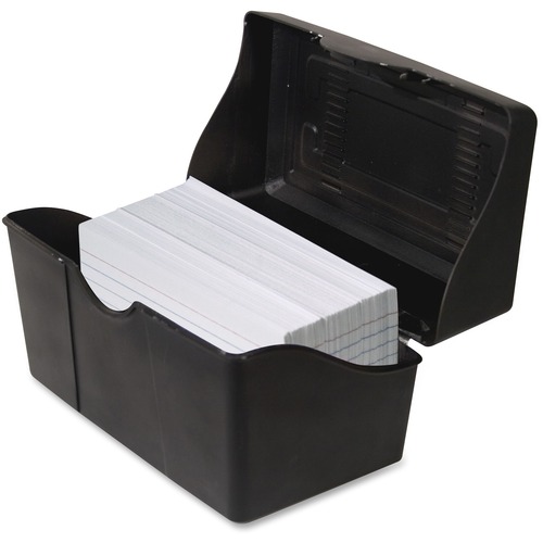 Index Card Holders, 3" x 5", Black