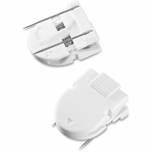 Wall Panel Clip, 40 Sheet Capacity, White 20/BX