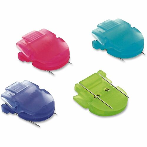 Panel Wall Clips, 40 Sheet Capacity, Assorted 4/PK