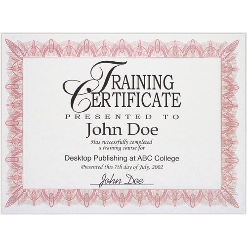 Panel Wall Certificate Holder, 8-1/2" x 11", Clear