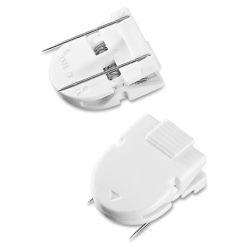Wall Panel Clip, 40 Sheet Capacity, White 50/BX
