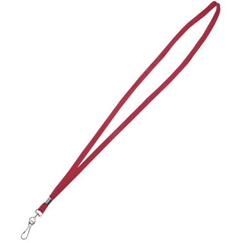 Lanyards, J-Hook, 36", Red 24/BX