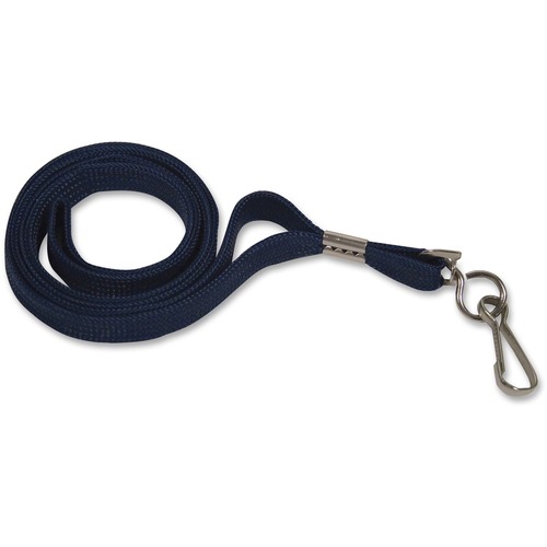 Lanyards, J-Hook, 36", Blue 24/BX