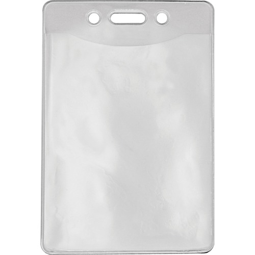Badge Holders, For Government, Vertical, 2-7/8"x3-7/8" Insert, Clear 50/PK