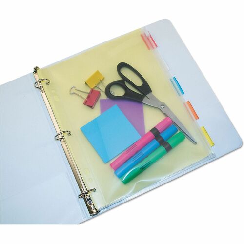 Binder Pouch, 2/3/5/7-Hole Punched, Matte, Zipper, 11" x 8-1/2", CR