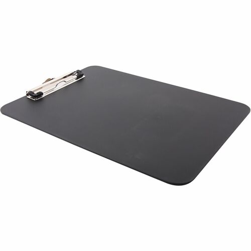 Clipboard, Heavy-Duty, With Grips, Letter Size Paper, Poly, 9" x 12", Black