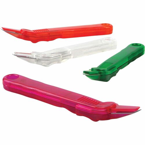Staple Remover, Plastic, Translucent Assorted