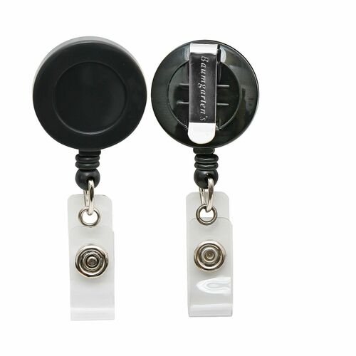 Card Reel, With Belt Clip/Strap, Extends 30 Inch, Black 25/BX