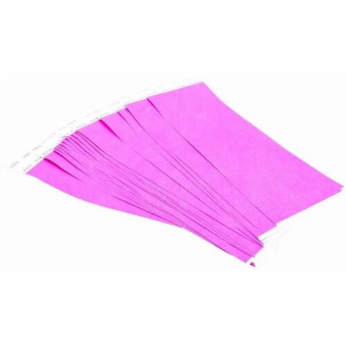 Security Wrist Band, Tear-Resistant, 10" x 3/4", PE 100/PK