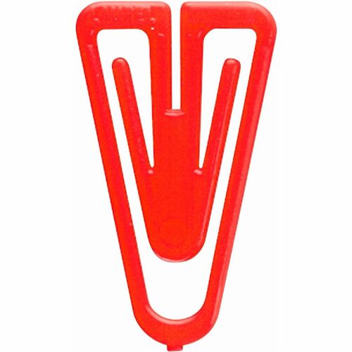 Paper Clips, Plastic, Medium, Assorted 500/BX
