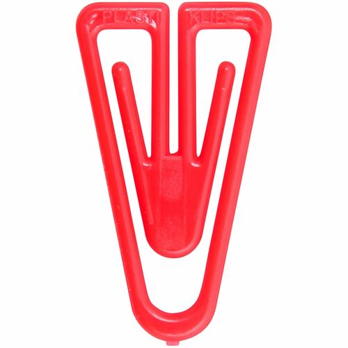 Paper Clips, Plastic, Large, Assorted 200/BX