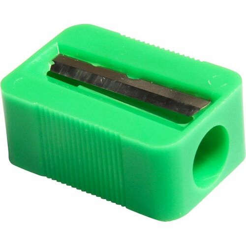 Single Sharpener, With Steel Blade, Plastic, 1-1/8" L, Assorted