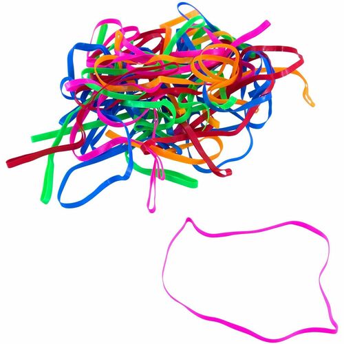 Plastibands, Size 4-1/4", Assorted Colors 100/BX