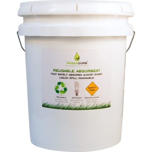 Reusable Absorbent, Multipurpose, 25 lb., Green/White