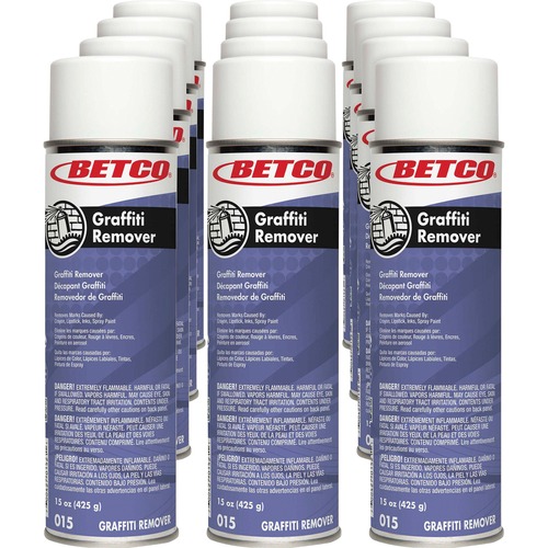Graffiti Remover, Spray, Flammable, 15 oz Net Wght 12/CT