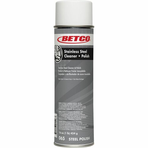 Cleaner/Polisher, Foam, Ready to Use, 16oz Net Weight, White