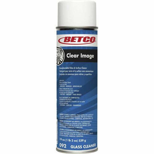 Cleaner, Glass/Cleaner, Non-Ammoniated, 19 oz, WE