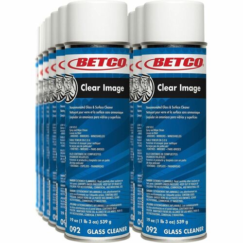 Cleaner, Glass/Cleaner, Non-Ammoniated, 19 oz, WE 12/CT