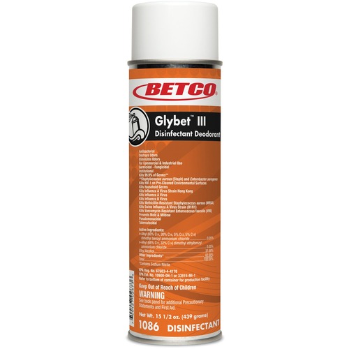 Disinfectant Deodorizer Spray, 15.5oz, Clear 12/CT
